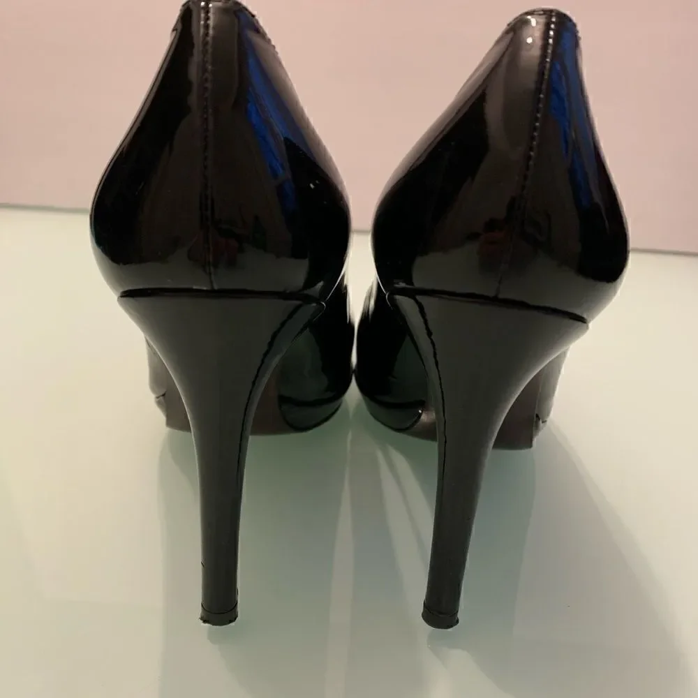 Steuart Weitzman black shoes 9AA vintage